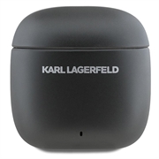 Karl Lagerfeld ANC/ENC TWS trådløse øretelefoner med langstrakt logo - svart