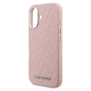 iPhone 16 Karl Lagerfeld FW Stamped Karl MagSafe-deksel - rosa