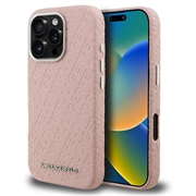 iPhone 16 Pro Karl Lagerfeld FW Stamped Karl MagSafe-deksel - rosa