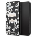Karl Lagerfeld Flower iPhone 11 Pro TPU-deksel - Svart