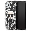 Karl Lagerfeld Flower iPhone 11 Pro Max TPU-deksel - Svart