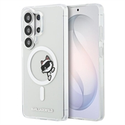 Samsung Galaxy S26 Ultra Karl Lagerfeld IML Choupette Peekaboo Logo magnetisk-deksel - gjennomsiktig