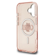 iPhone 16 Karl Lagerfeld IML Choupette Sketch Logo MagSafe-deksel