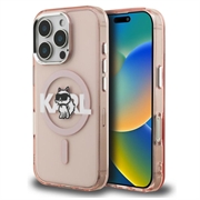 iPhone 16 Pro Max Karl Lagerfeld IML Choupette Sketch Logo MagSafe-deksel