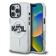 iPhone 16 Pro Karl Lagerfeld IML Choupette Sketch Logo MagSafe-deksel
