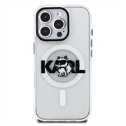 iPhone 16 Pro Karl Lagerfeld IML Choupette Sketch Logo MagSafe-deksel - gjennomsiktig