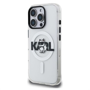 iPhone 16 Pro Karl Lagerfeld IML Choupette Sketch Logo MagSafe-deksel - gjennomsiktig