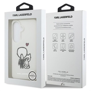 Samsung Galaxy S26 Karl Lagerfeld IML Karl&Choupette; Magnetisk-deksel med logo på baksiden - Gjennomsiktig