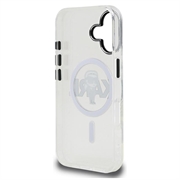 iPhone 16 Karl Lagerfeld IML Karl Sketch Logo MagSafe-deksel - gjennomsiktig