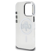 iPhone 16 Pro Karl Lagerfeld IML Karl Sketch Logo MagSafe-deksel - gjennomsiktig