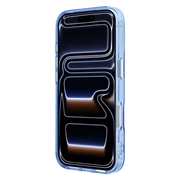 iPhone 18 Pro Max/17 Pro Max Karl Lagerfeld IML Ring Stand 360 Kameo Metal MagSafe-deksel - lyseblå