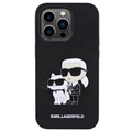 Karl Lagerfeld Ikonik Karl & Choupette iPhone 13 Pro Deksel - Svart
