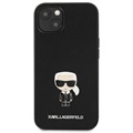 Karl Lagerfeld Ikonik Saffiano iPhone 13 Mini Deksel - Svart