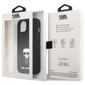 Karl Lagerfeld Ikonik Saffiano iPhone 13 Mini Deksel - Svart