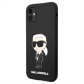 Karl Lagerfeld Ikonik iPhone 11 Silikondeksel - Svart