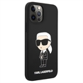 Karl Lagerfeld iPhone 12/12 Pro silikondeksel - Svart