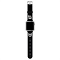Karl Lagerfeld Karl & Choupette Apple Watch 7/SE/6/5/4/3/2/1 Stropp - 45mm/44mm/42mm - Svart