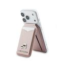Karl Lagerfeld Karl & Choupette magnetisk kortholder med stativ og speil - rosa