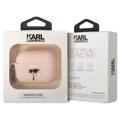 Karl Lagerfeld Karl Head 3D AirPods Pro 2 Silikondeksel - Rosa