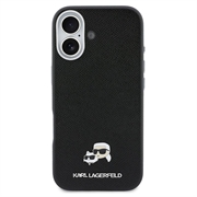 iPhone 17 Karl Lagerfeld Karl and Choupette Heads Pins-deksel - MagSafe-kompatibelt