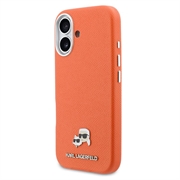 iPhone 17 Karl Lagerfeld Karl and Choupette Heads Pins-deksel - MagSafe-kompatibelt