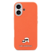 iPhone 17 Karl Lagerfeld Karl and Choupette Heads Pins-deksel - MagSafe-kompatibelt