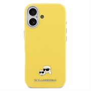 iPhone 17 Karl Lagerfeld Karl and Choupette Heads Pins-deksel - MagSafe-kompatibelt