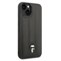 Karl Lagerfeld Quilted Puffy Ikonik Logo iPhone 14 Hybrid-deksel - Svart