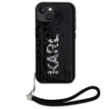 iPhone 13 Karl Lagerfeld Reversible Sequins Deksel - Svart / Sølv