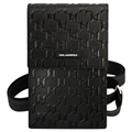 Karl Lagerfeld Smartphone Skulderveske - Monogram Plate - Svart