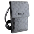 Karl Lagerfeld Smartphone Skulderveske - Monogram Plate - Sølv