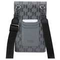 Karl Lagerfeld Smartphone Skulderveske - Monogram Plate - Sølv