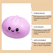 Kawaii Dumpling Squishy stressball - Lilla