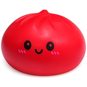 Kawaii Dumpling Squishy stressball - rød
