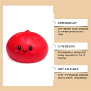 Kawaii Squishy stressball - rød