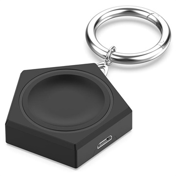 Nøkkelring Trådløs Lader - Huawei Watch GT 3 Pro/Watch D/Watch GT 3 - Svart