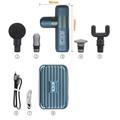 KiCA K2 Mini Professional Fitness Massasjeapparat / Elektrisk massasjepistol - Blå