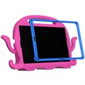 Samsung Galaxy Tab A7 Lite Støtsikkert Bæreveske til Barn - Blekksprut - Varm Rosa