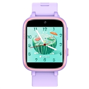 Vanntett Smartwatch Y90 Pro med Dobbeltkamera til Barn (Åpen Emballasje - Utmerket) - Lilla