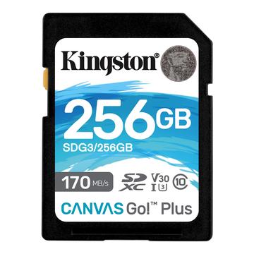 Kingston Canvas Go! Plus microSDXC-minnekort SDG3/256 GB - 256 GB