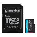 Kingston Canvas Go! Plus microSDXC-minnekort med adapter SDCG3/128 GB - 128 GB