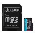 Kingston Canvas Go! Plus microSDXC-minnekort med adapter SDCG3/256 GB - 256 GB