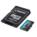 Kingston Canvas Go! Plus microSDXC-minnekort med adapter SDCG3/256 GB - 256 GB