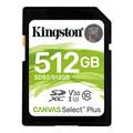 Kingston Canvas Select Plus SDXC minnekort SDS2 - 512GB