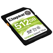 Kingston Canvas Select Plus SDXC minnekort SDS2 - 512GB