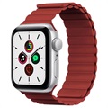 Kingxbar Apple Watch Series 7/SE/6/5/4/3/2/1 Magnetisk Rem - 41mm/40mm/38mm - Rød
