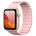 Kingxbar Apple Watch Series 7/SE/6/5/4/3/2/1 Magnetisk Rem - 45mm/44mm/42mm - Rosa