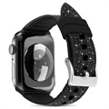 Kingxbar Crystal Fabric Apple Watch Series 7/SE/6/5/4/3/2/1 Rem - 45mm/44mm/42mm