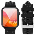 Kingxbar Crystal Fabric Apple Watch Series Ultra 2/Ultra/9/8/SE (2022)/7/SE/6/5/4/3/2/1 Rem - 49mm/45mm/44mm/42mm