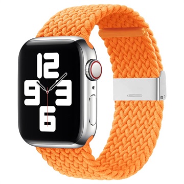 Apple Watch Series Ultra 3/2/Ultra/11/10/9/8/SE 3/(2022)/7/SE/6/5/4/3/2/1 Strikket Klokkereim - 49mm/46mm/45mm/44mm/42mm - Oransje